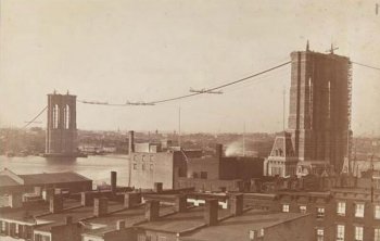 Строительство Бруклинского моста - фотографии, интересные факты и история сооружения