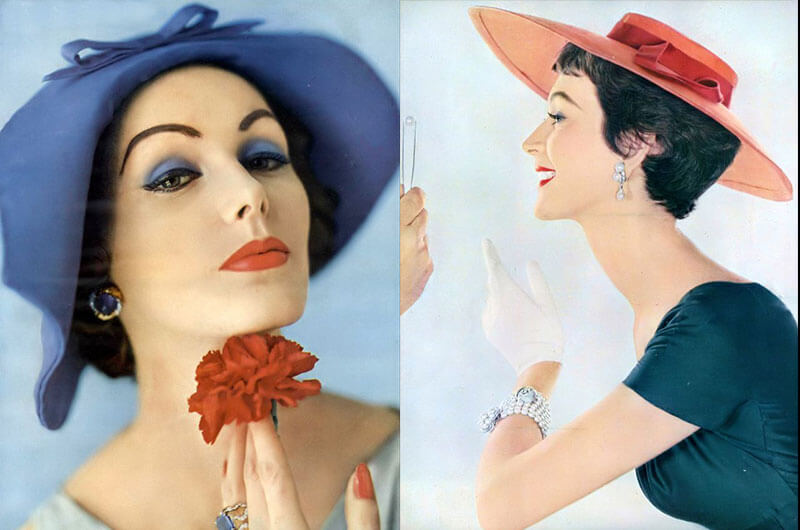 Модные женские шляпки 1950-х годов «Emme Hats»