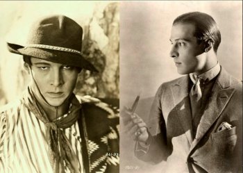 Фото Рудольфа Валентино, секс-символа немого кино 1920-х годов