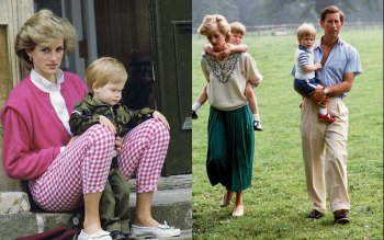 Принцесса Диана – фотографии с детьми и мужем принцем Чарльзом