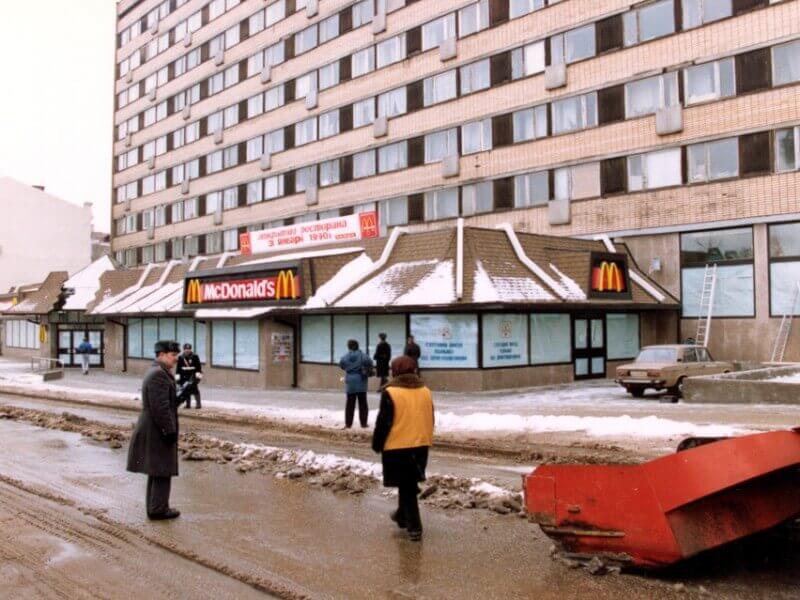 Строительство Макдональдса в СССР