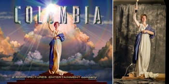 Фотосессия Дженни Джозеф к логотипу кинокомпании Columbia Pictures