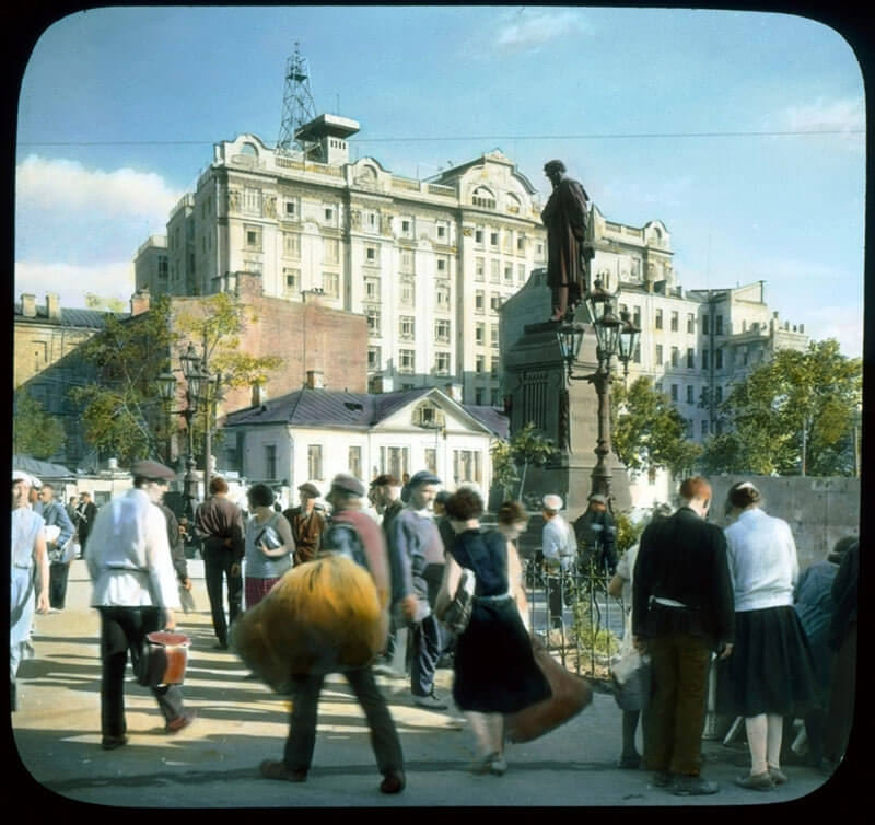 Страстная площадь, Москва 1930-е годы